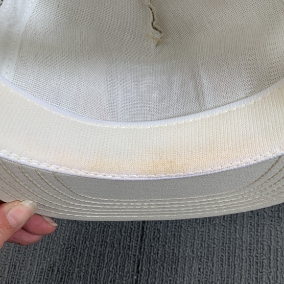 Vintage Pickering Trucker Hat Mens OSFA Tan Cream Mesh Back Snapback P Caps - Picture 11 of 14